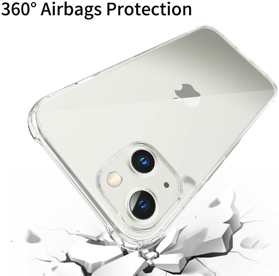 Apple iPhone 13 Hoesje + Tempered Glass Screen Protector afbeelding 4