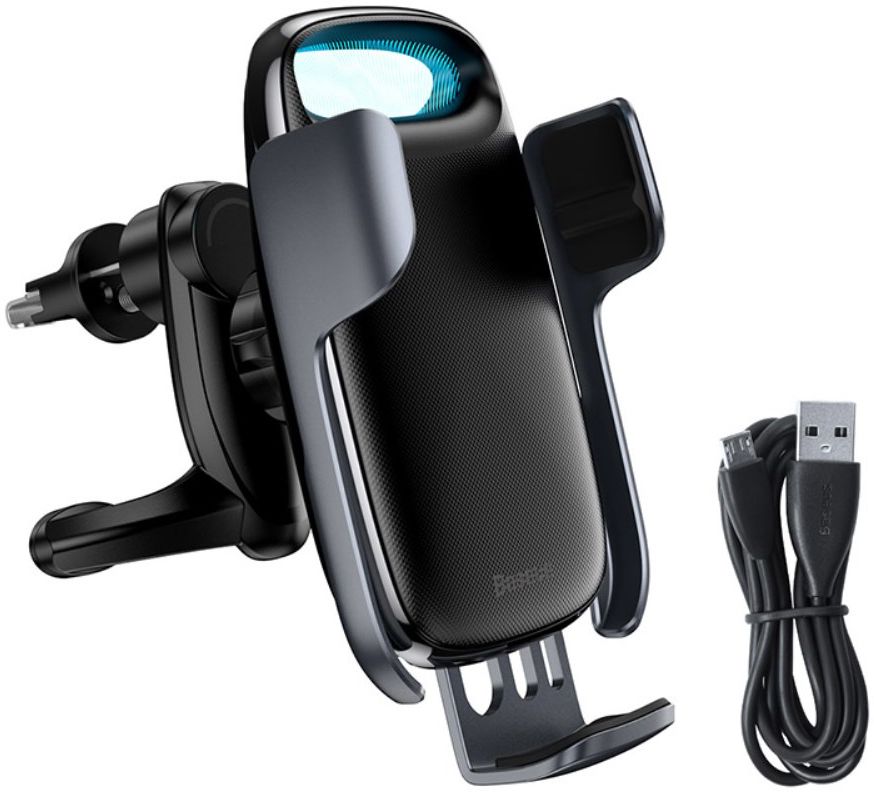 Baseus Telefoonhouder Auto Ventilatierooster met Draadloos Opladen 15W afbeelding 13