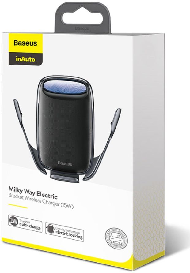 Baseus Telefoonhouder Auto Ventilatierooster met Draadloos Opladen 15W afbeelding 16