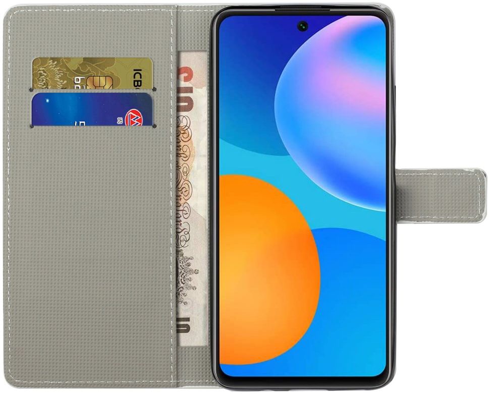 Samsung Galaxy A13 4G Hoesje Portemonnee Book Case Butterfly Print afbeelding 2