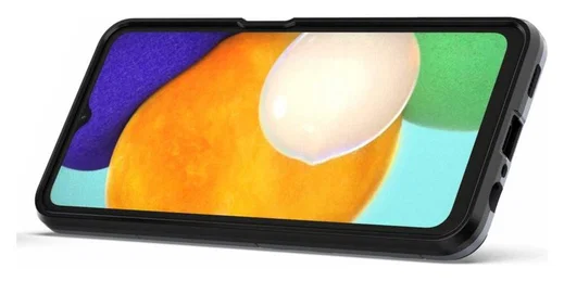 Samsung Galaxy A13 4G Hoesje Metalen Magnetische Ring Kickstand Blauw afbeelding 3