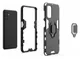 Samsung Galaxy A13 4G Hoesje Metalen Magnetische Ring Kickstand Blauw afbeelding 5