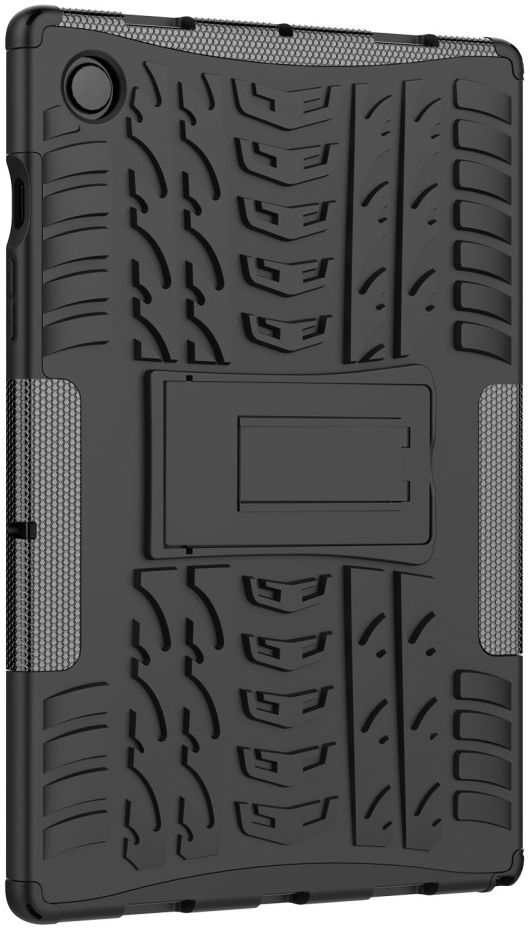 Samsung Galaxy Tab A8 Hoes Hybride Back Cover met Kickstand Zwart afbeelding 3