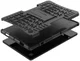 Samsung Galaxy Tab A8 Hoes Hybride Back Cover met Kickstand Zwart afbeelding 7