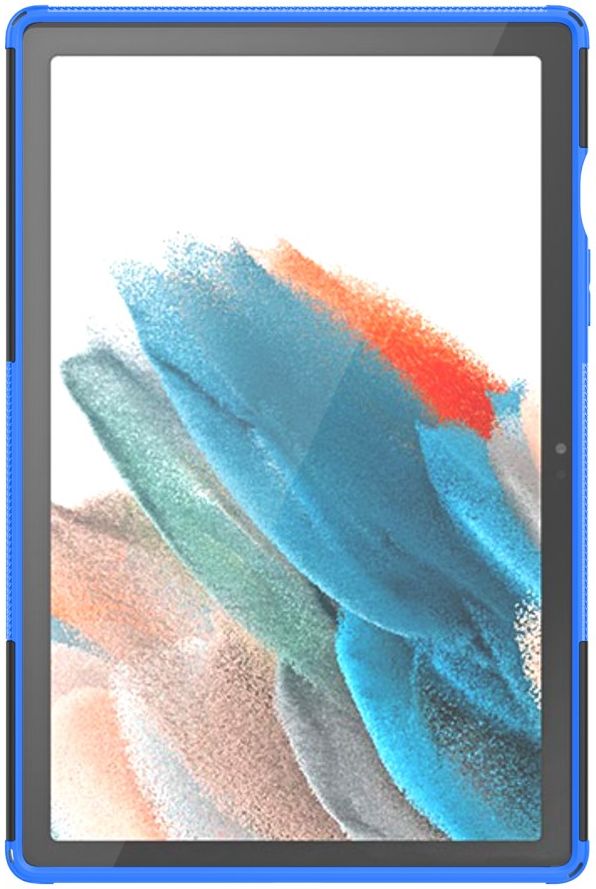 Samsung Galaxy Tab A8 Hoes Hybride Back Cover met Kickstand Blauw afbeelding 4