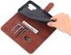 AZNS Samsung Galaxy A13 4G Hoesje Book Case Kunstleer Bruin afbeelding 4