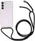 Samsung Galaxy S22 Hoesje met Koord Shockproof TPU Transparant afbeelding 1