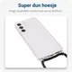 Samsung Galaxy S22 Hoesje met Koord Shockproof TPU Transparant afbeelding 5