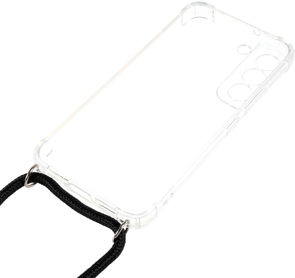 Samsung Galaxy S22 Hoesje met Koord Shockproof TPU Transparant afbeelding 8