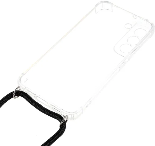 Samsung Galaxy S22 Hoesje met Koord Shockproof TPU Transparant afbeelding 8