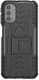 Motorola Moto G31 / G41 Robuust Hybride Hoesje Zwart afbeelding 2