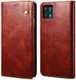 Realme 9 Pro Hoesje Portemonnee Book Case Kunstleer Bruin afbeelding 3