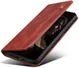Realme 9 Pro Hoesje Portemonnee Book Case Kunstleer Bruin afbeelding 2