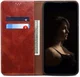 Realme 9 Pro Hoesje Portemonnee Book Case Kunstleer Bruin afbeelding 1