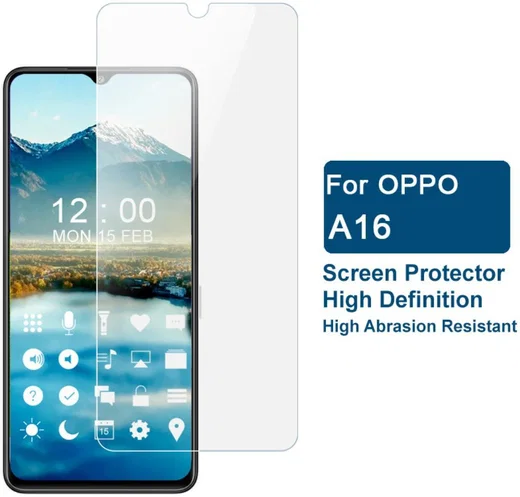 IMAK Oppo A16 / A16s Screenprotector Soft TPU Display Folie afbeelding 5