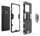 Oneplus 10 Pro Hoesje Metalen Magnetische Ring Kickstand Zwart afbeelding 6