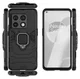 Oneplus 10 Pro Hoesje Metalen Magnetische Ring Kickstand Zwart afbeelding 7