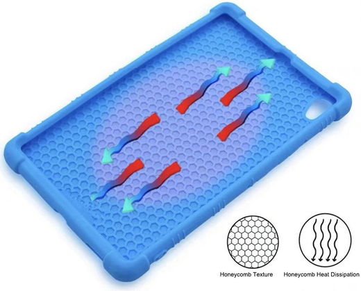 Nokia T20 Kinder Tablethoes Kickstand Siliconen Zwart afbeelding 5