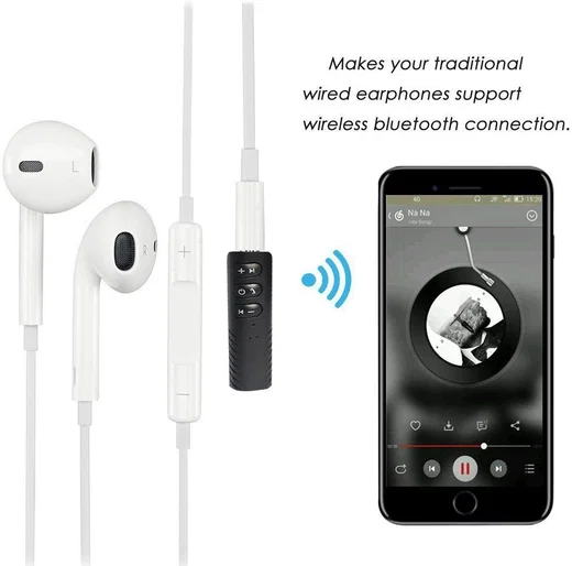 Bluetooth Audio Receiver 3.5mm Jack voor Aux Apparaten Zwart afbeelding 6