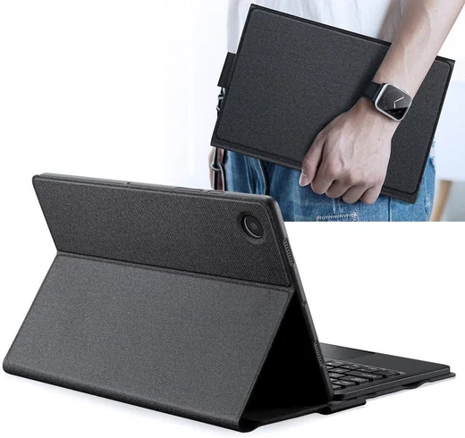 Dux Ducis Samsung Galaxy Tab A8 Hoes met Bluetooth Toetsenbord QWERTY afbeelding 2