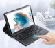 Dux Ducis Samsung Galaxy Tab A8 Hoes met Bluetooth Toetsenbord QWERTY afbeelding 8