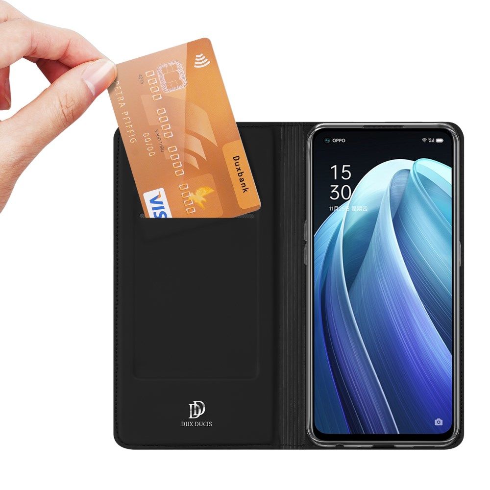 Dux Ducis Skin Pro Oppo Find X5 Lite Hoesje Wallet Book Case Zwart afbeelding 2