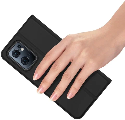 Dux Ducis Skin Pro Oppo Find X5 Lite Hoesje Wallet Book Case Zwart afbeelding 5