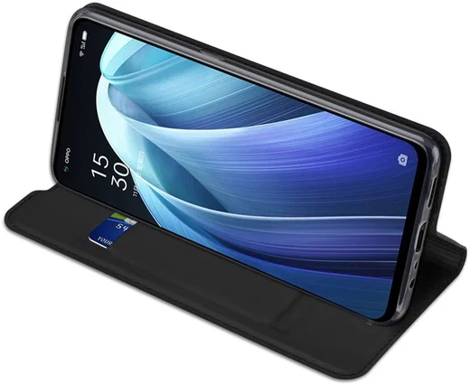 Dux Ducis Skin Pro Oppo Find X5 Lite Hoesje Wallet Book Case Zwart afbeelding 8