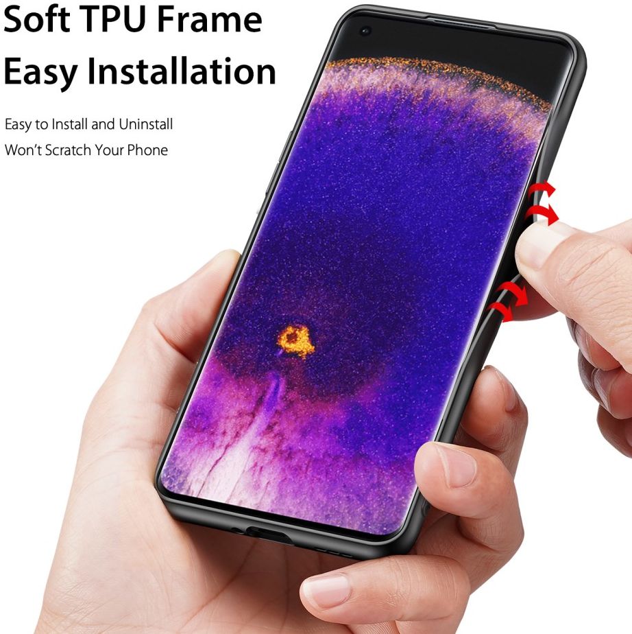 Dux Ducis Fino Series Oppo Find X5 Hoesje Back Cover Blauw afbeelding 3