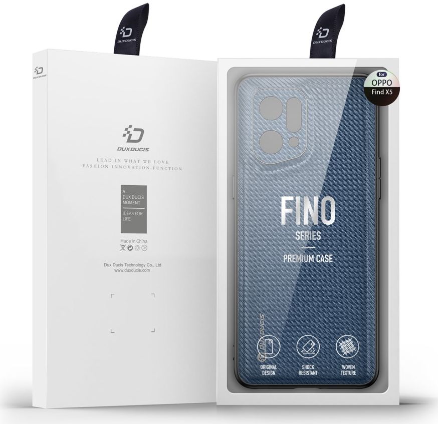 Dux Ducis Fino Series Oppo Find X5 Hoesje Back Cover Blauw afbeelding 8