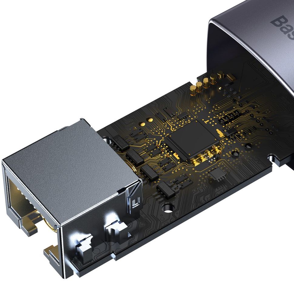 Baseus Lite RJ45 USB-C naar Ethernet LAN Adapter 1.000 Mbps afbeelding 11