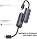 Baseus Lite RJ45 USB-C naar Ethernet LAN Adapter 1.000 Mbps afbeelding 7