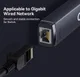Baseus Lite RJ45 USB-C naar Ethernet LAN Adapter 1.000 Mbps afbeelding 8