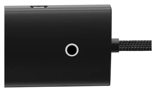 Baseus 5-in-1 USB-C Adapter USB-A 25 Centimeter Kabel Zwart afbeelding 3