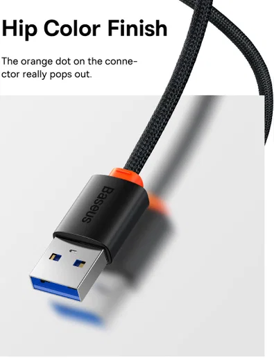 Baseus 5-in1 USB-C Adapter USB-A 2 Meter Kabel Zwart afbeelding 6
