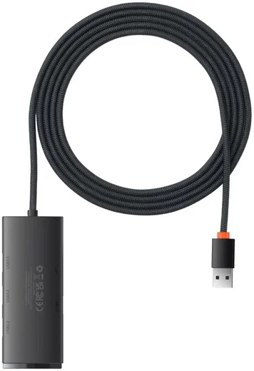 Baseus 5-in1 USB-C Adapter USB-A 2 Meter Kabel Zwart afbeelding 11