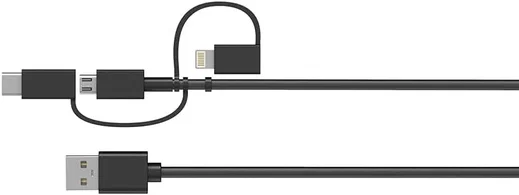 OtterBox USB-A Powerbank 5.000 mAh 10W met 3-in-1 Kabel 1M Zwart afbeelding 6