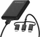 OtterBox USB-A Powerbank 5.000 mAh 10W met 3-in-1 Kabel 1M Zwart afbeelding 1