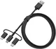 OtterBox USB-A Powerbank 5.000 mAh 10W met 3-in-1 Kabel 1M Zwart afbeelding 2