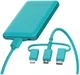 OtterBox USB-A Powerbank 5.000 mAh 10W met 3-in-1 Kabel 1M Blauw afbeelding 1