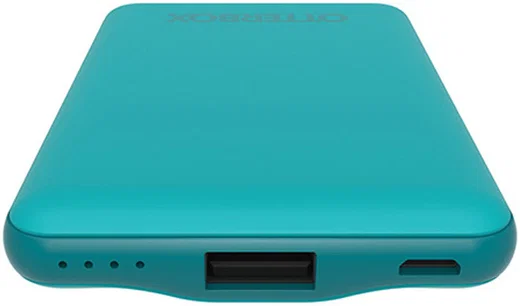 OtterBox USB-A Powerbank 5.000 mAh 10W met 3-in-1 Kabel 1M Blauw afbeelding 2