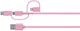 OtterBox USB-A Powerbank 5.000 mAh 10W met 3-in-1 Kabel 1M Roze afbeelding 4