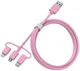 OtterBox USB-A Powerbank 5.000 mAh 10W met 3-in-1 Kabel 1M Roze afbeelding 5