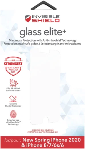 InvisibleShield Glass Elite+ Apple iPhone SE / 8 / 7 Screen Protector afbeelding 4