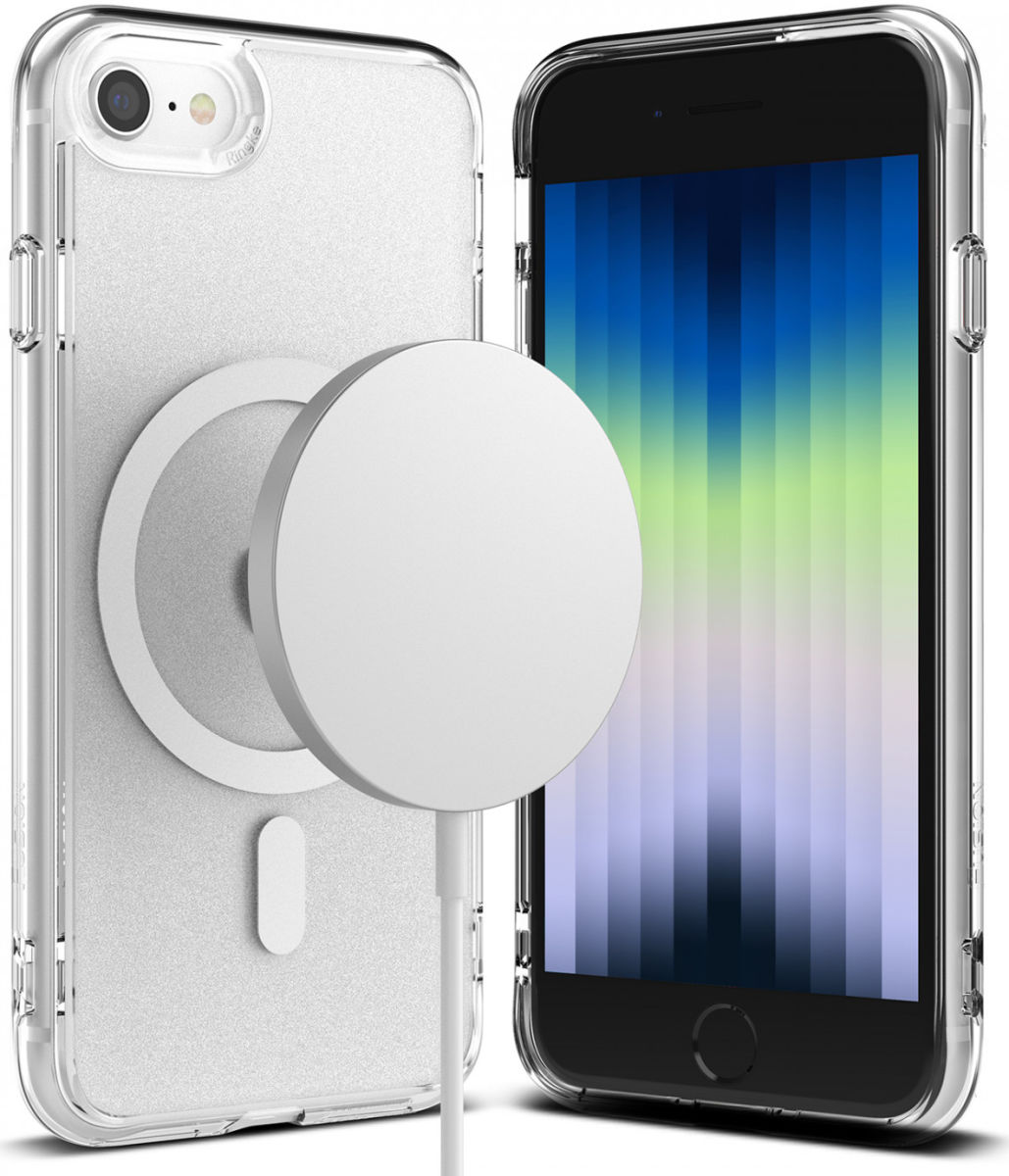 Ringke Fusion iPhone SE (2020/2022) / 8 / 7 Hoesje MagSafe Transparant afbeelding 1