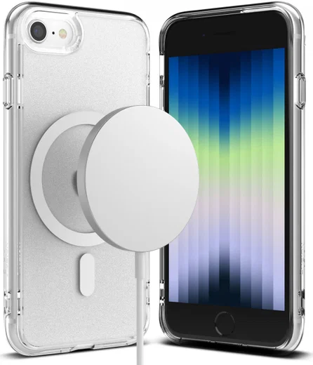 Ringke Fusion iPhone SE (2020/2022) / 8 / 7 Hoesje MagSafe Transparant afbeelding 1