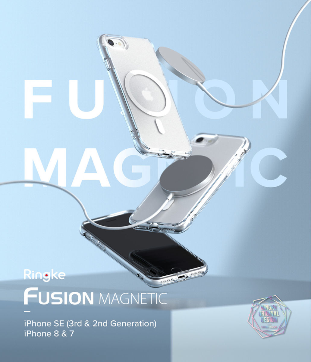 Ringke Fusion iPhone SE (2020/2022) / 8 / 7 Hoesje MagSafe Transparant afbeelding 11