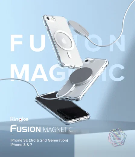 Ringke Fusion iPhone SE (2020/2022) / 8 / 7 Hoesje MagSafe Transparant afbeelding 11