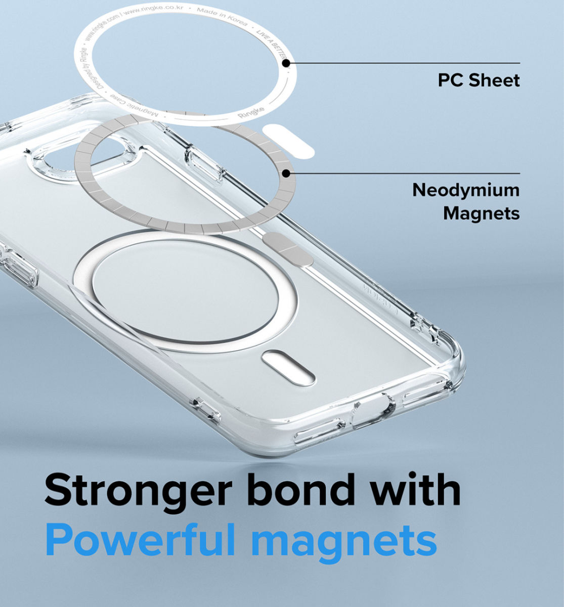Ringke Fusion iPhone SE (2020/2022) / 8 / 7 Hoesje MagSafe Transparant afbeelding 3