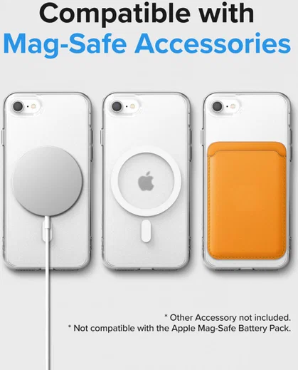 Ringke Fusion iPhone SE (2020/2022) / 8 / 7 Hoesje MagSafe Transparant afbeelding 4
